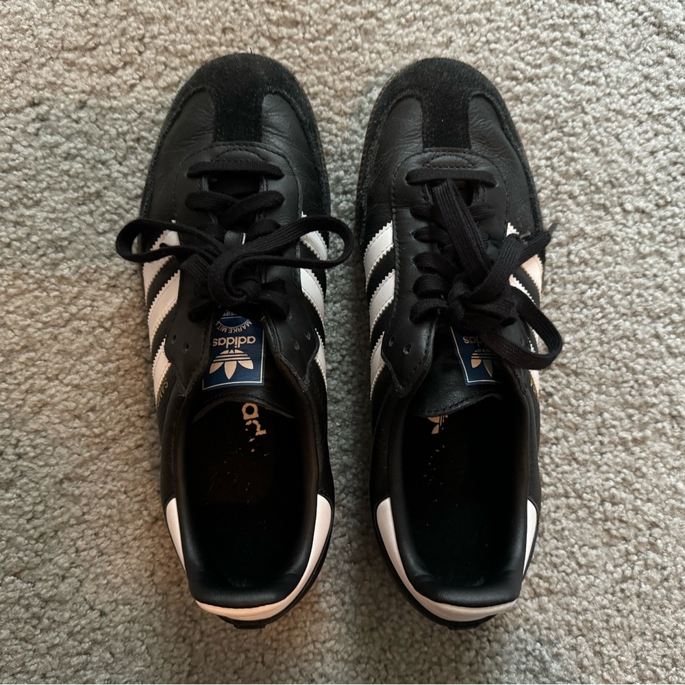 Adidas Black and White Samba OG